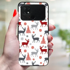 MY ART Kryt s vianočným dizajnom Xiaomi Poco C40 DEER (068)
