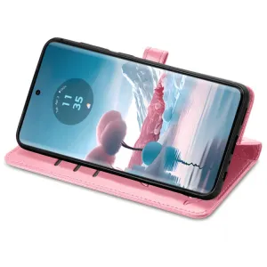 ART ANIMALS Peňaženkový obal pre Motorola Edge 40 Neo ružový