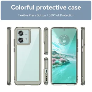 CRYSTAL Ochranný kryt pre Motorola Edge 40 Neo šedý