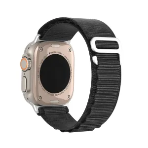 DUX GS Nylonový remienok pre Apple Watch SE / SE 2022 / SE 2023 / SE 2025 (40mm) čierny