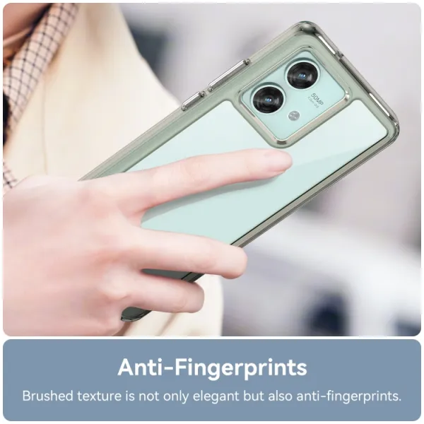 CRYSTAL Ochranný kryt pre Motorola Edge 40 Neo šedý