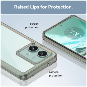 CRYSTAL Ochranný kryt pre Motorola Edge 40 Neo šedý