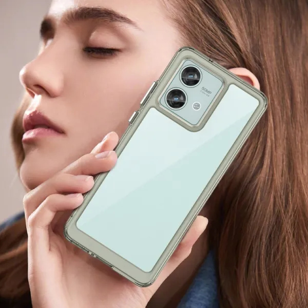 CRYSTAL Ochranný kryt pre Motorola Edge 40 Neo šedý