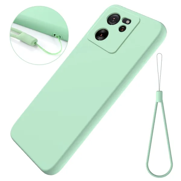 RUBBER Ochranný kryt pre Xiaomi 13T / 13T Pro zelený
