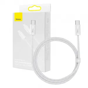 BASEUS CALD000202 100W Kábel USB Typ-C / USB Typ-C 1m biely