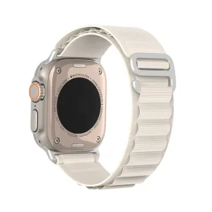 DUX GS Nylonový remienok pre Apple Watch SE / SE 2022 / SE 2023 / SE 2025 (44mm) béžový