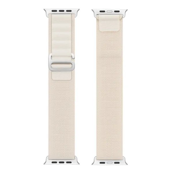 DUX GS Nylonový remienok pre Apple Watch SE / SE 2022 / SE 2023 / SE 2025 (44mm) béžový