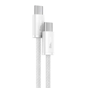 BASEUS CALD000202 100W Kábel USB Typ-C / USB Typ-C 1m biely