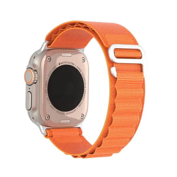 DUX GS Nylonový remienok pre Apple Watch SE / SE 2022 / SE 2023 / SE 2025 (40mm) oranžový
