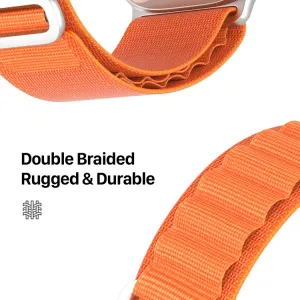 DUX GS Nylonový remienok pre Apple Watch SE / SE 2022 / SE 2023 / SE 2025 (40mm) oranžový