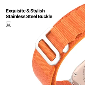 DUX GS Nylonový remienok pre Apple Watch SE / SE 2022 / SE 2023 / SE 2025 (40mm) oranžový