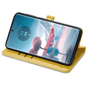 ART ANIMALS Peňaženkový obal pre Motorola Edge 40 Neo žltý