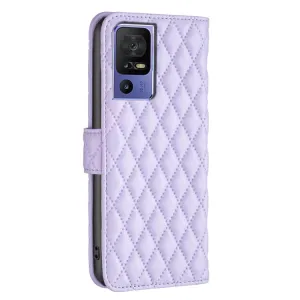 LATTICE Ochranné puzdro pre TCL 40 SE fialové