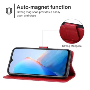 SMOOTH Peňaženkové puzdro pre Infinix Smart 7 HD červené