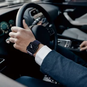 DUX MILANESE Kovový remienok pre Apple Watch SE / SE 2022 / SE 2023 / SE 2025 (44mm) modrý