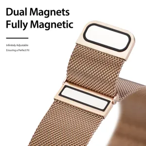 DUX MILANESE Kovový remienok pre Apple Watch SE / SE 2022 / SE 2023 / SE 2025 (40mm) zlatý