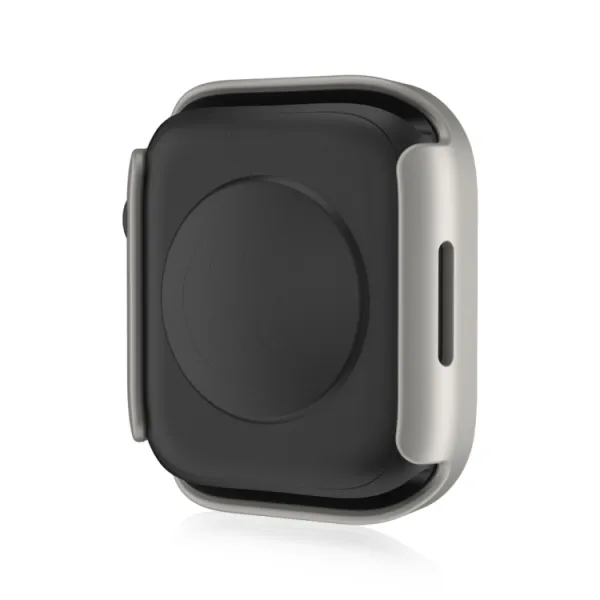 PC FULL COVER Plastový kryt so sklom pre Apple Watch SE / SE 2022 / SE 2023 / SE 2025 (44mm) STARLIGHT