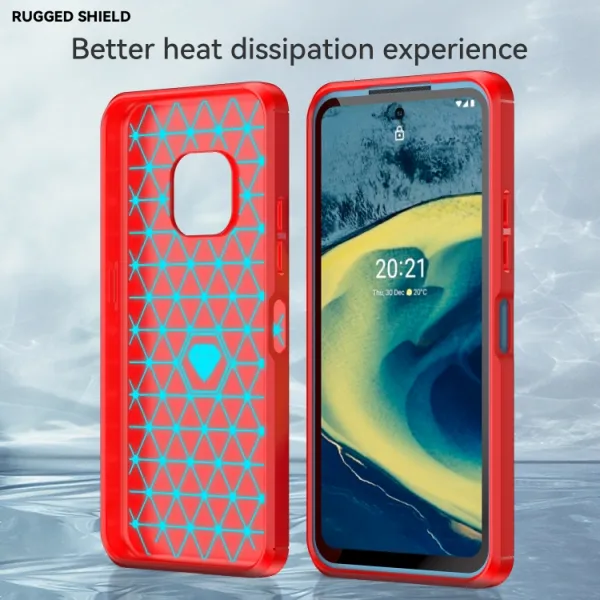 FLEXI TPU Ochranný kryt Nokia XR20 červený