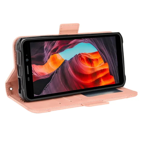 SLOT Peňaženkový obal pre Ulefone Armor X10 / X10 Pro ružový