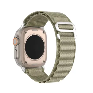 DUX GS Nylonový remienok pre Apple Watch SE / SE 2022 / SE 2023 / SE 2025 (40mm) zelený