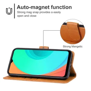 SMOOTH Peňaženkové puzdro pre Infinix Smart 7 hnedé