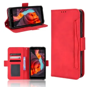 SLOT Peňaženkový obal pre Ulefone Armor X10 / X10 Pro červený