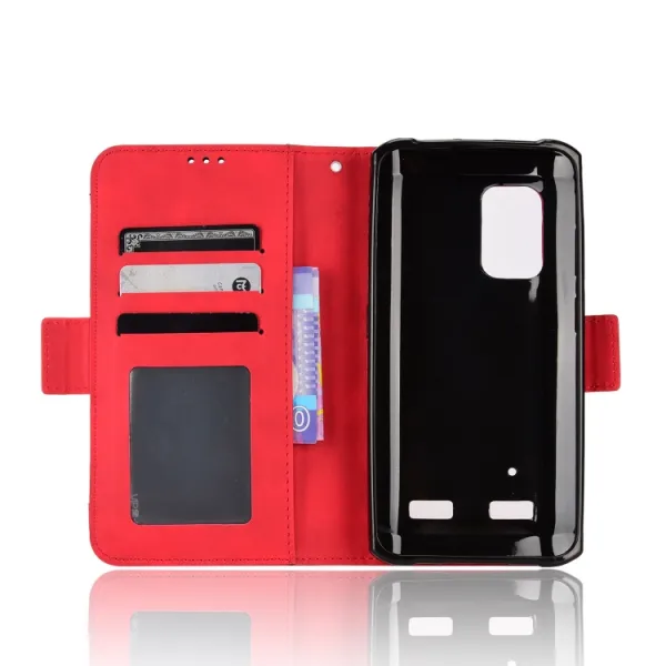 SLOT Peňaženkový obal pre Ulefone Armor X10 / X10 Pro červený
