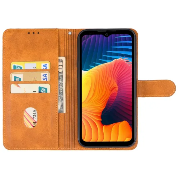 SMOOTH Peňaženkové puzdro pre Doogee V30 5G hnedé