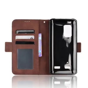 SLOT Peňaženkový obal pre Ulefone Armor X10 / X10 Pro hnedý