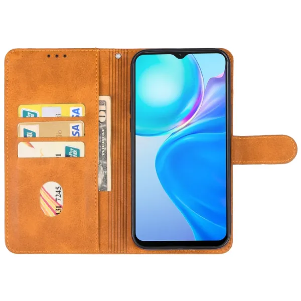 SMOOTH Peňaženkové puzdro pre Blackview A85 hnedý