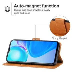 SMOOTH Peňaženkové puzdro pre Blackview A85 hnedý