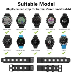 RUBBER Remienok Garmin Forerunner 935 / 945 šedý