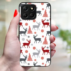 MY ART Kryt s vianočným dizajnom Honor X6 / X8 5G DEER (068)