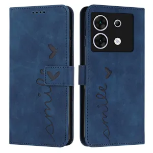 ART SMILE Peňaženkový obal s remienkom pre Infinix Zero 30 5G modrý