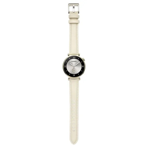 LEATHER Kožený remienok pre Huawei Watch GT 4 41mm béžový