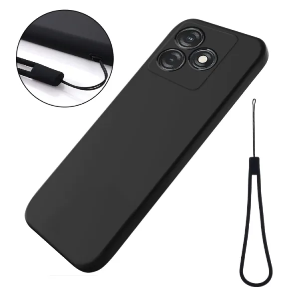 RUBBER Ochranný kryt pre Tecno Spark 10 čierny