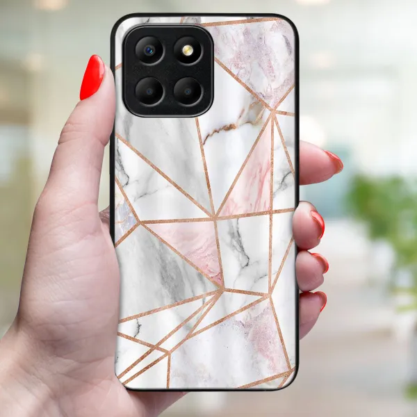 MY ART Ochranný kryt Honor X6 / X8 5G PINK MARBLE (143)