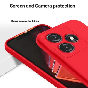 RUBBER Ochranný kryt pre Tecno Spark 10 červený
