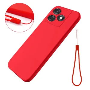 RUBBER Ochranný kryt pre Tecno Spark 10 červený