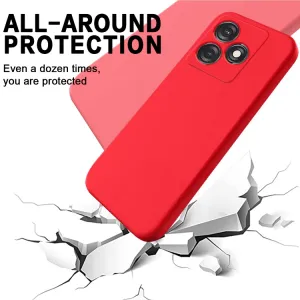 RUBBER Ochranný kryt pre Tecno Spark 10 červený