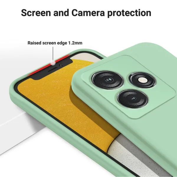 RUBBER Ochranný kryt pre Tecno Spark 10 zelený