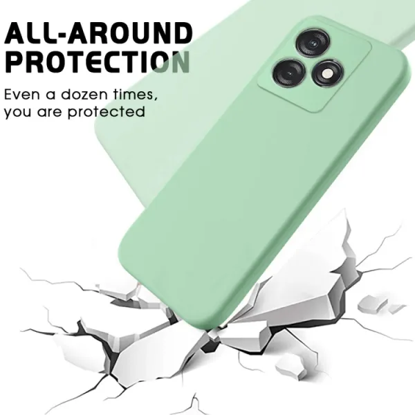RUBBER Ochranný kryt pre Tecno Spark 10 zelený