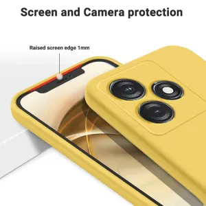 RUBBER Ochranný kryt pre Tecno Spark 10 žltý