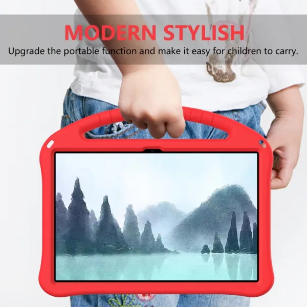 KIDDO Detský obal pre Lenovo Tab P12 červený