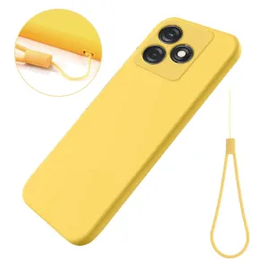 RUBBER Ochranný kryt pre Tecno Spark 10 žltý