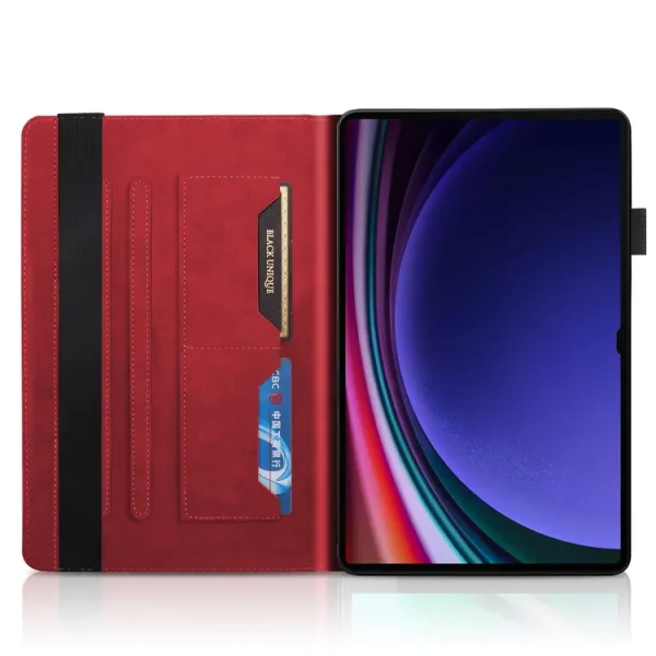 ART TREE Zaklápacie puzdro pre Samsung Galaxy Tab S9 Ultra / Tab S10 Ultra červené