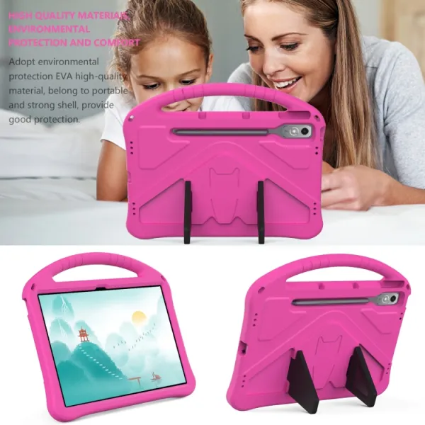 KIDDO Detský obal pre Lenovo Tab P12 ružový
