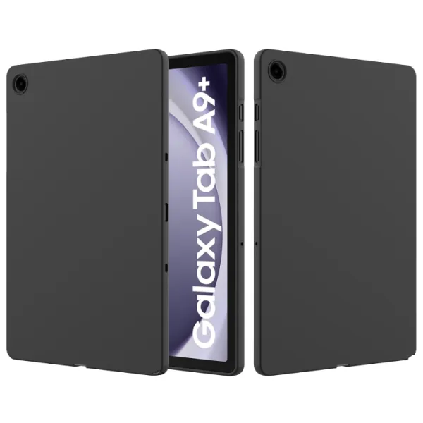 RUBBER Ochranný kryt pre Samsung Galaxy Tab A9+ čierny
