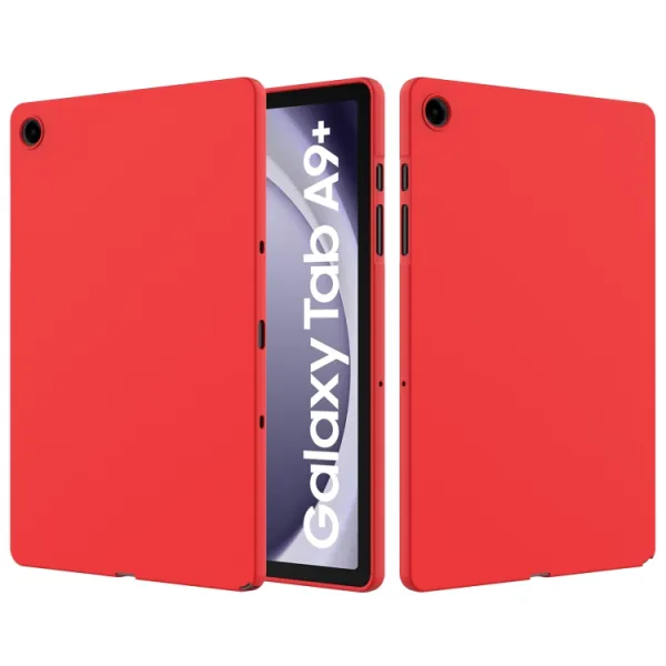 RUBBER Ochranný kryt pre Samsung Galaxy Tab A9+ červený
