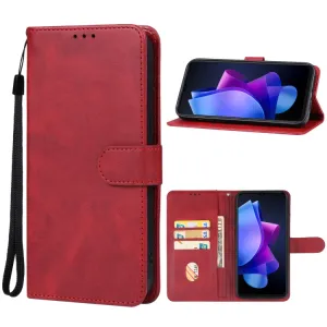 SMOOTH Peňaženkové puzdro pre Tecno Spark 10 červené